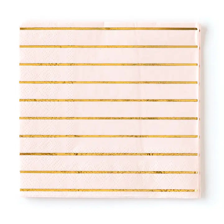 Gold Striped Napkins