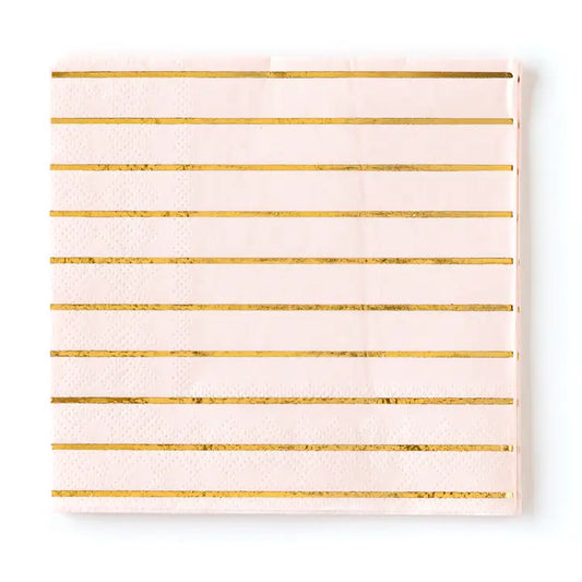 Gold Striped Napkins