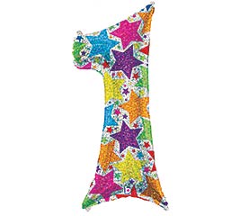 Star's 40" Number One Balloon