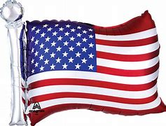 27" Waving American Flag Balloon