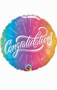 18" Congratulations Ombre Balloon
