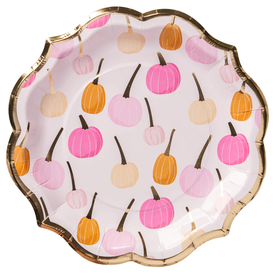 Pink Pumpkin Plate