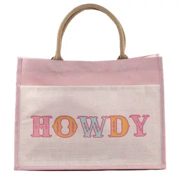 Howdy Pink Tote