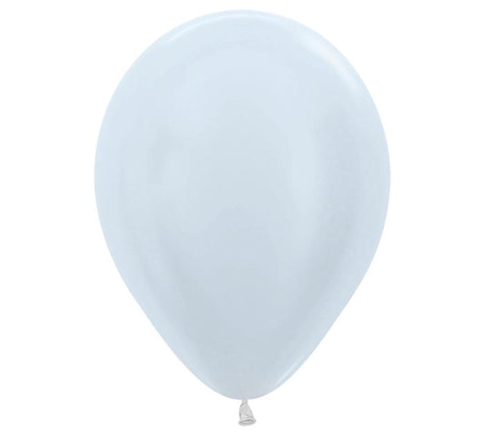 5" Pearl White Balloon