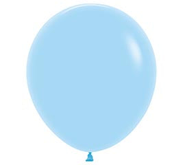18" Pastel Matte Blue Balloon