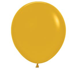 18" Deluxe Mustard Balloon