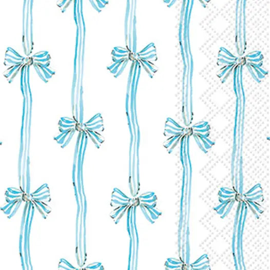 Blue Bow Napkins