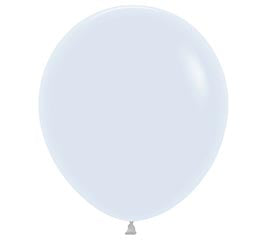 18" Fashion White Balloon