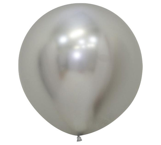 24" Silver Reflex Balloon