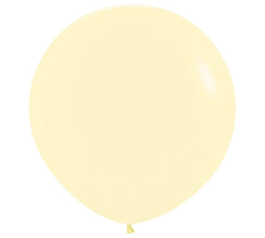 Pastel Matte Yellow 24" Balloon