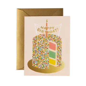 Happy Birthday Cake Card