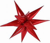 40" Red Bursting Star