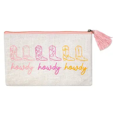 Howdy Cowgirl Boot Pouch