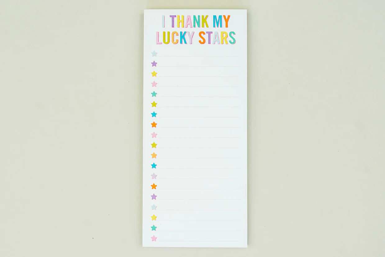 Lucky Stars Note Pad