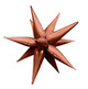 26" Copper Matte Bursting Star