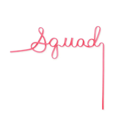 Squad Bachelorette Party Straws