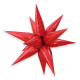 19" Red Bursting Star Balloon