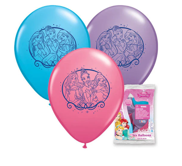 Disney Princess Latex 6 Pack