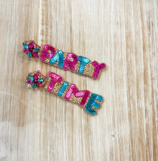 Beaded Party Time Earrings