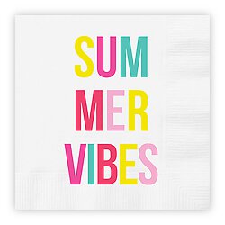 Summer Vibe Neon Napkins- 20pk
