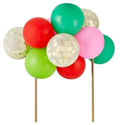 Holiday Balloon Cake Topper