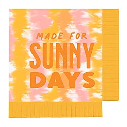 Fringe Napkin - Sunny Days 16pk