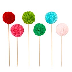 Pom Pom Cake Topper