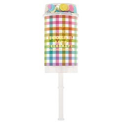 "Hooray Let's Celebrate" Confetti Popper