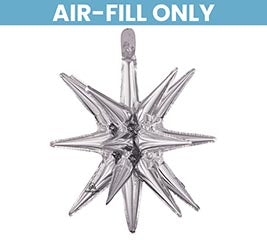 20" Silver Magic Star Balloon