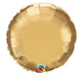 18" Chrome Gold Round Balloon