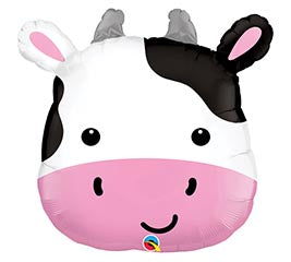 28" Cute Holstein Cow Balloon