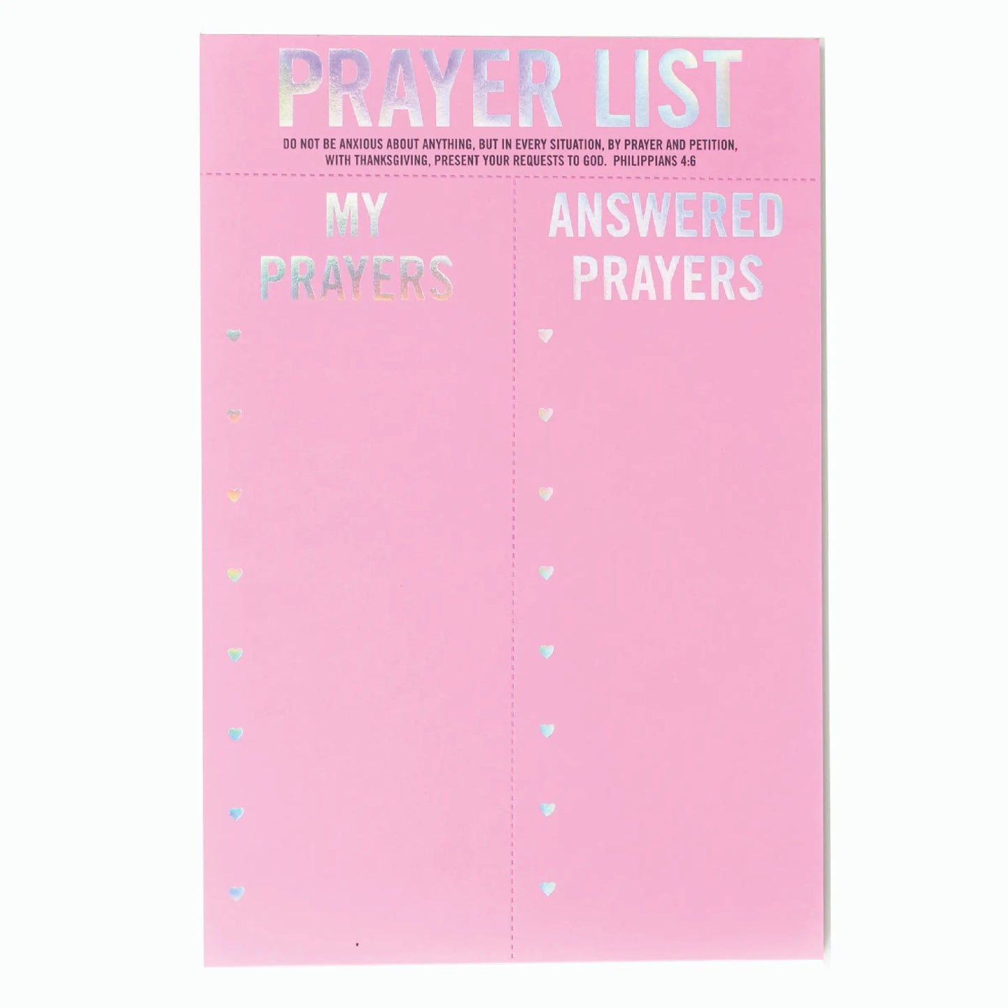 Prayer List Notepad