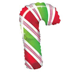 Large Candy Cane Balloon