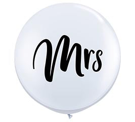 3ft Mrs. White Balloon