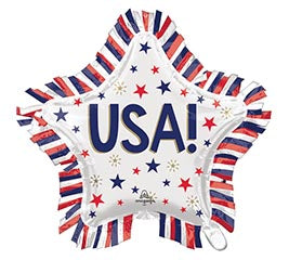 28" USA Star Balloon