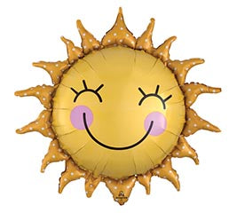 29" Smiling Sun Balloon