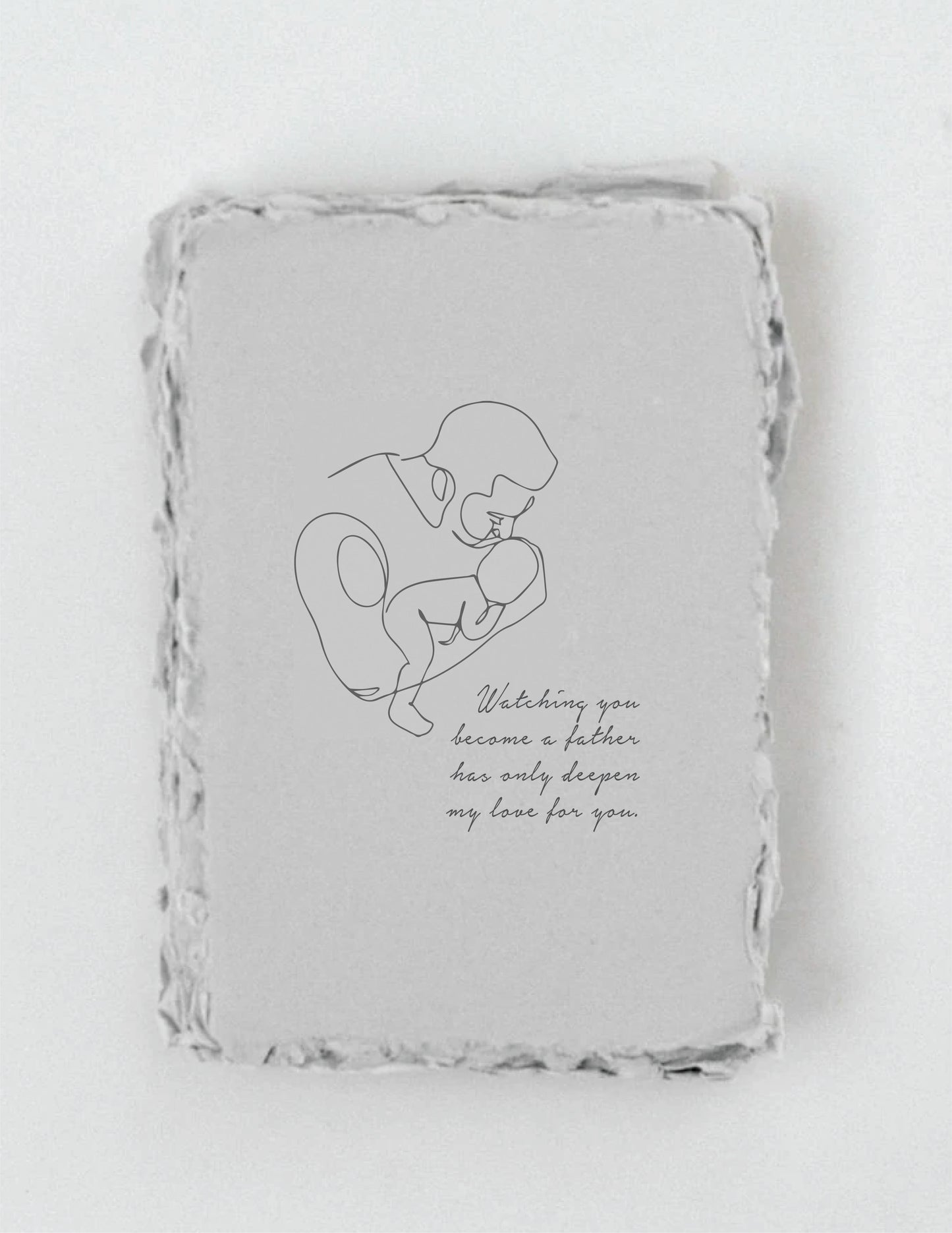 'Watching You Become a Father' Card