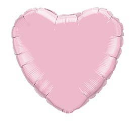 18'' Pearl Pink Heart Balloon