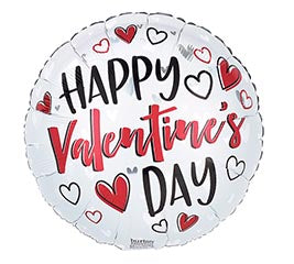 17" Happy Valentine's Day Balloon