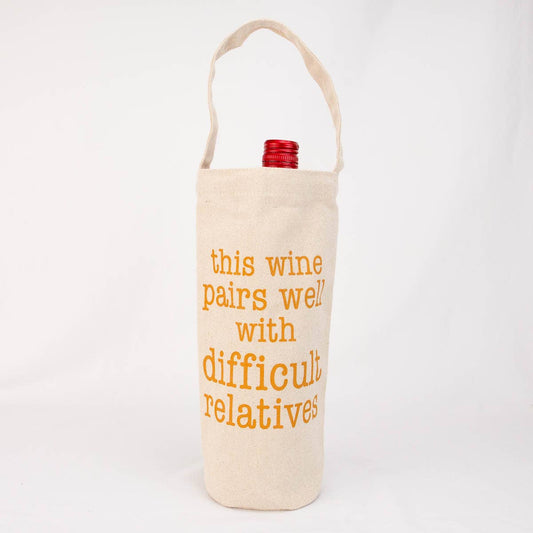 Difficult Relatives Wine Bag