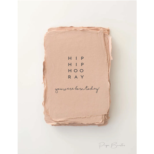 'Hooray! You Were Born Today!' Card