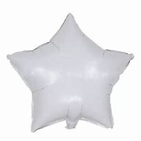 21" White Star Balloon
