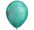 11" Chrome Green Balloon