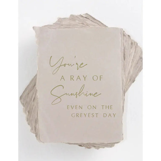 'You're a Ray' Card