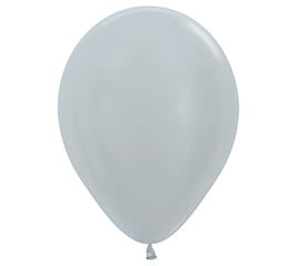 11" Metallic Silver Balloon