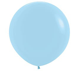 24" Blue Pastel Matte Balloon