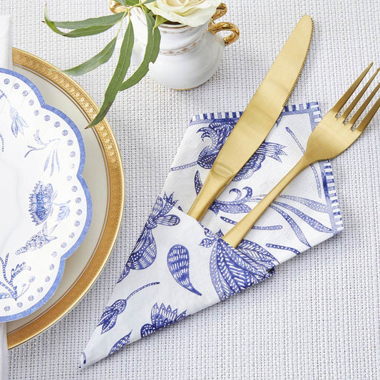 Blue Willow Paper Napkins