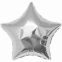 21" Silver Star Balloon