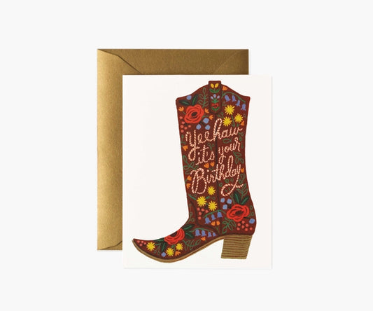'Yeehaw It's your Birthday' Card