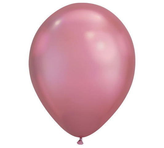 11" Chrome Mauve Balloon